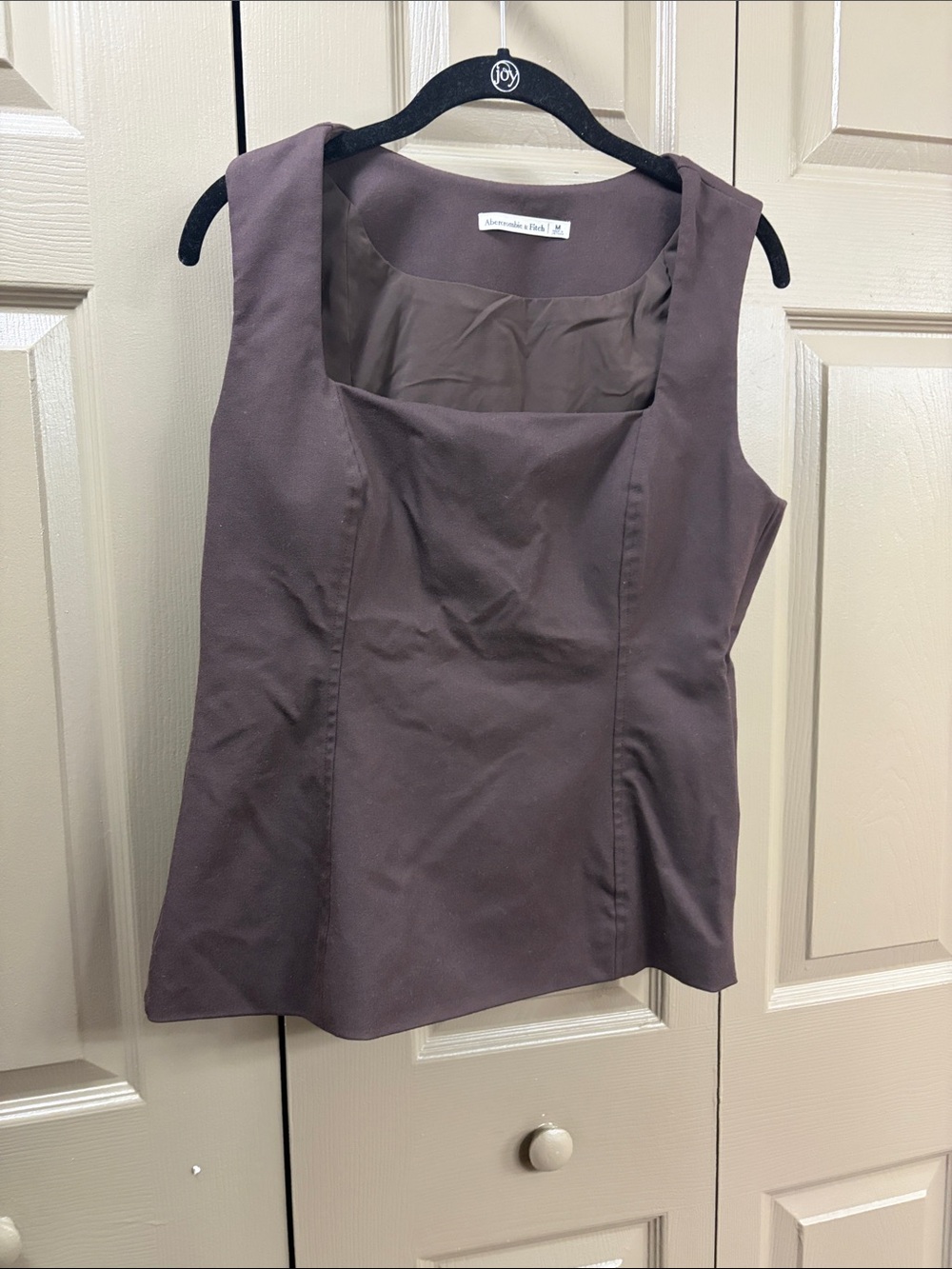 Abercrombie & Fitch Sleeveless Square-Neck Tank